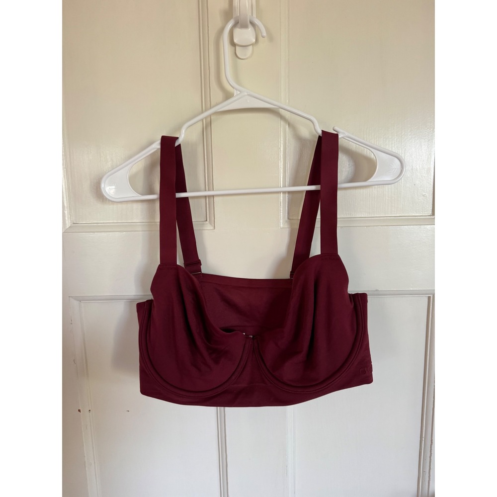 aerie Smoothiez burgundy bra size 36DDD (F)